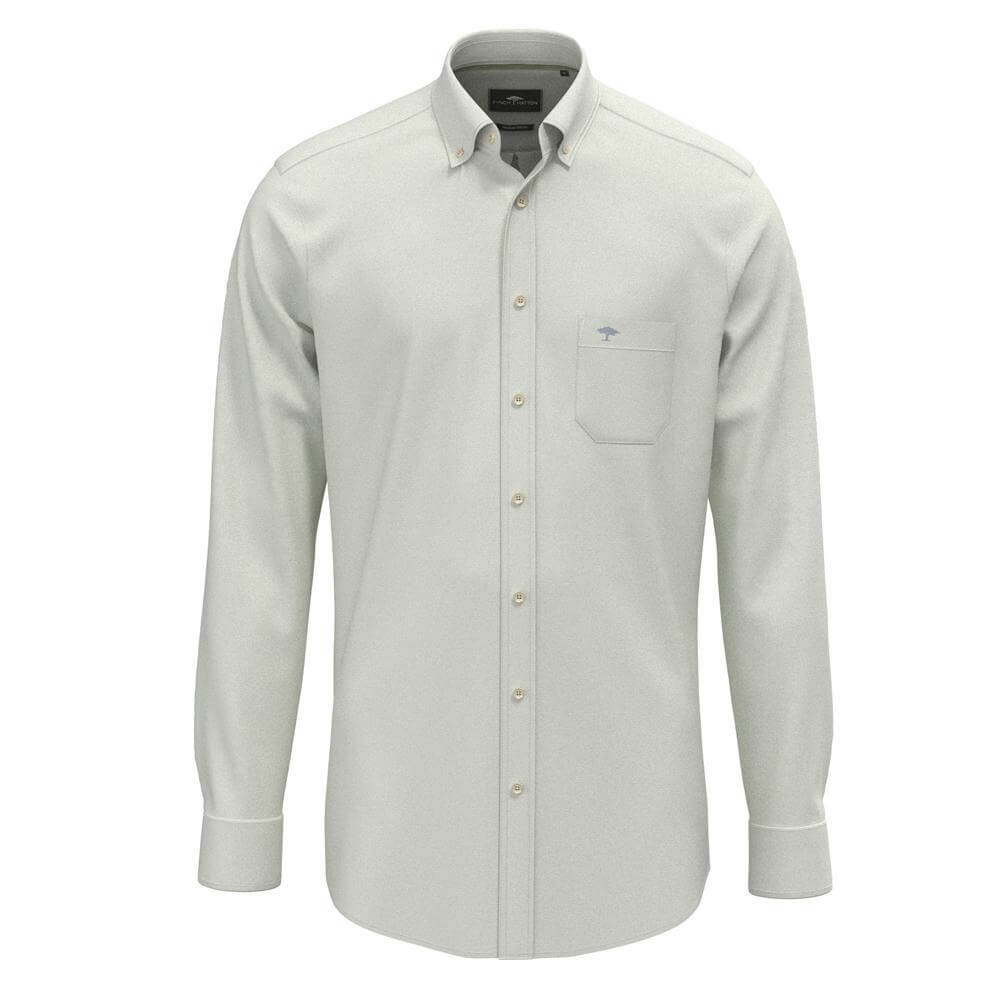 Fynch-Hatton Washed Oxford  Solid Button Down Shirt